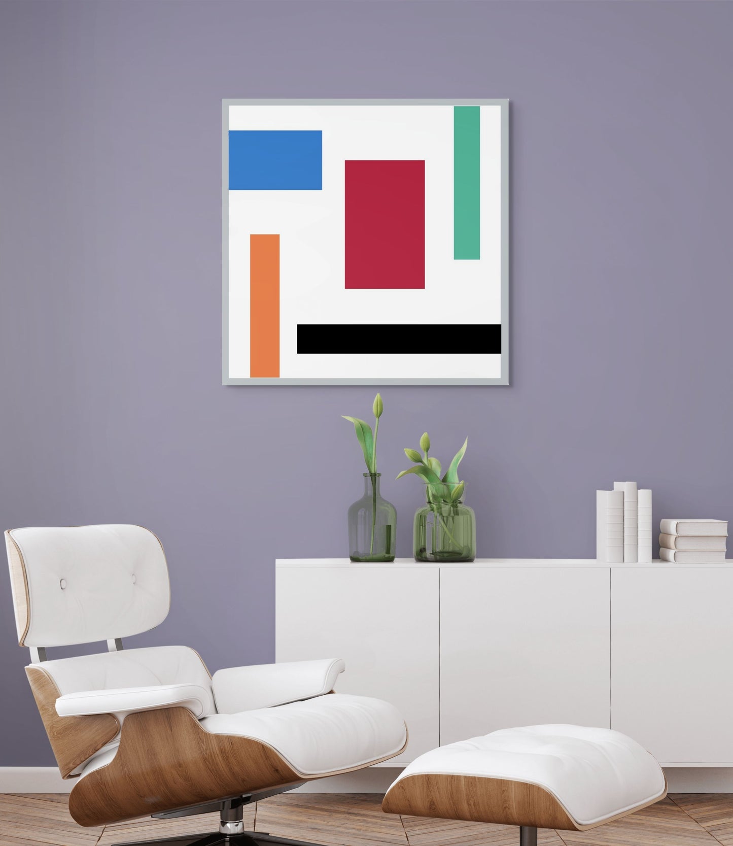 The Power of Red 36" x 36"