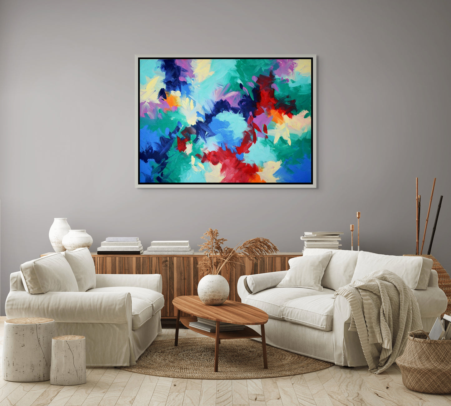 Gentle Circle 36" x 48"