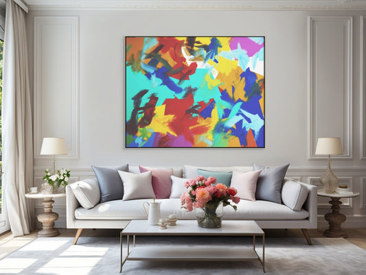 Vibrant Symphony, 48" x 60"